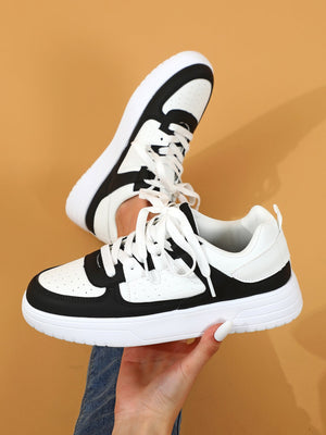 Liber Four seasons women's shoes color matching ladies sneakers