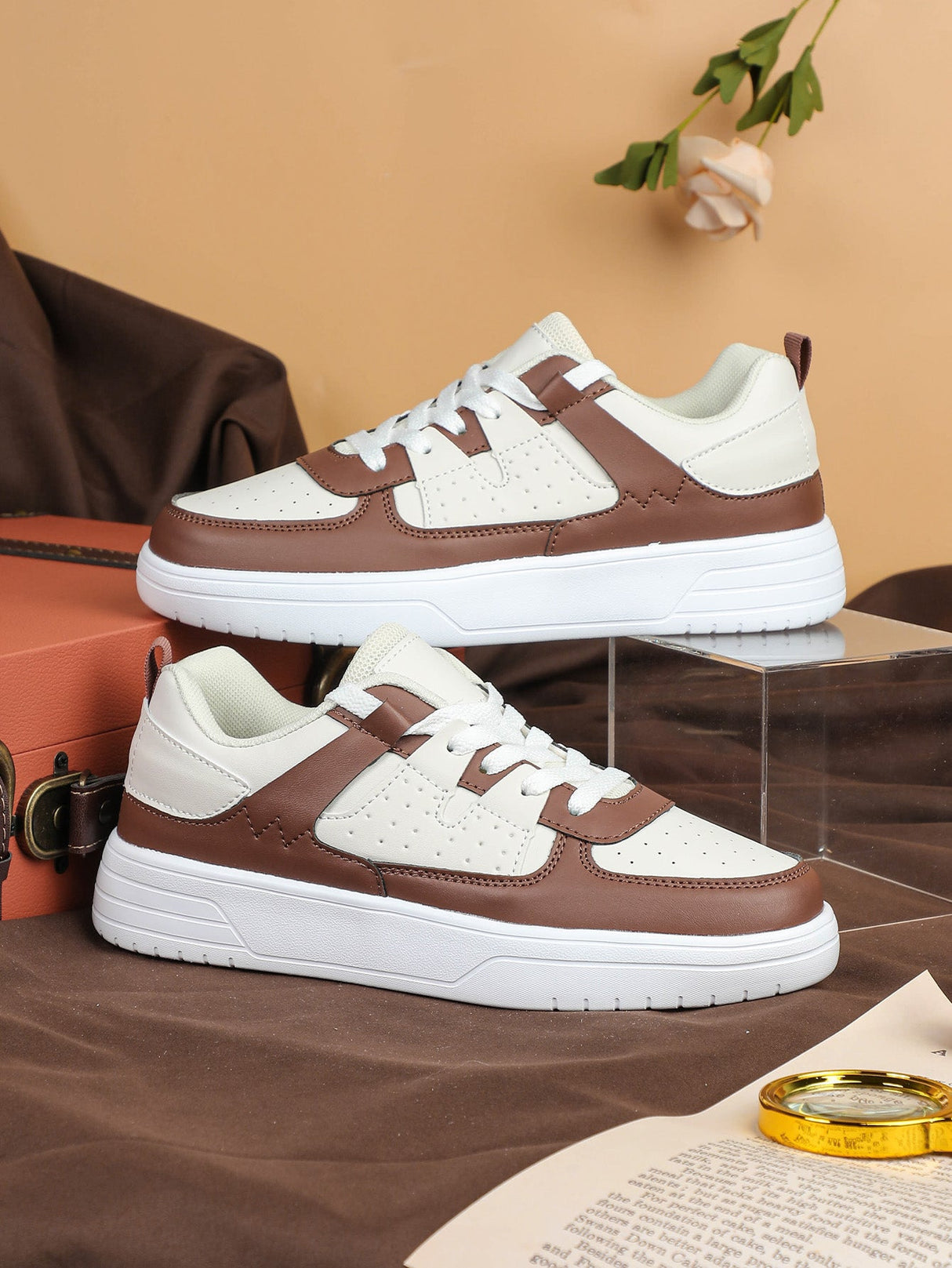 Liber Four seasons women's shoes color matching ladies sneakers