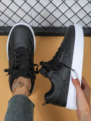 Liber Four seasons women's shoes color matching ladies sneakers