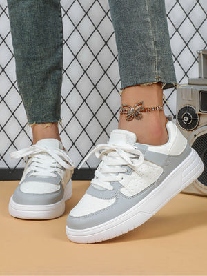 Liber Four seasons women's shoes color matching ladies sneakers