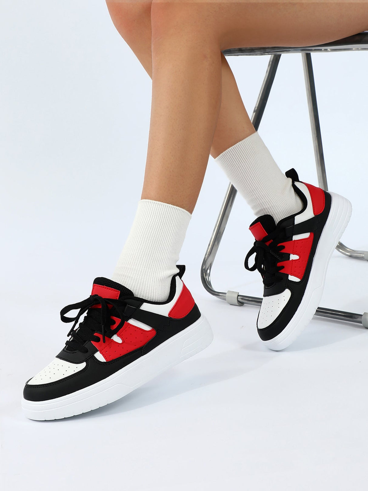 Liber Four seasons women's shoes color matching ladies sneakers