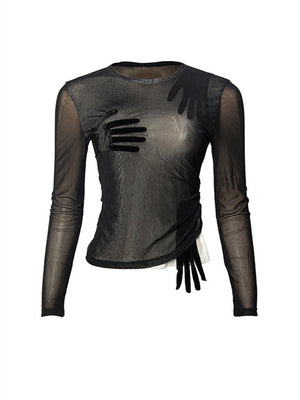 Liber Summer Women's Personalized Mesh Top