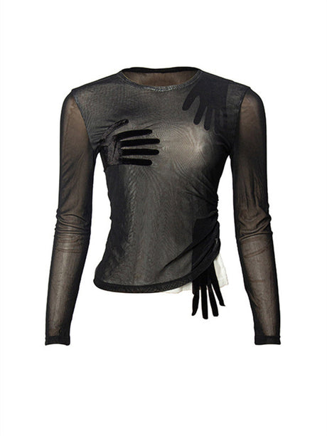 Liber Summer Women's Personalized Mesh Top