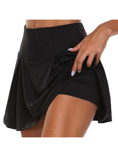 Liber Summer Women's Ice cream color Solid Color Skirts
