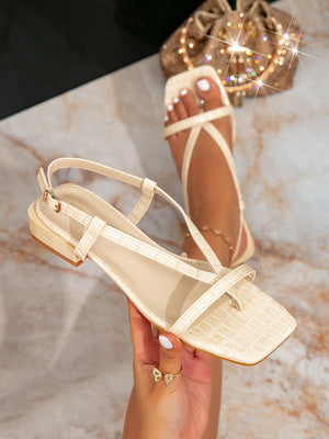 Liber Summer angled women's flat sandals