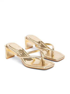 Liber Summer herringbone women's high heel sandals