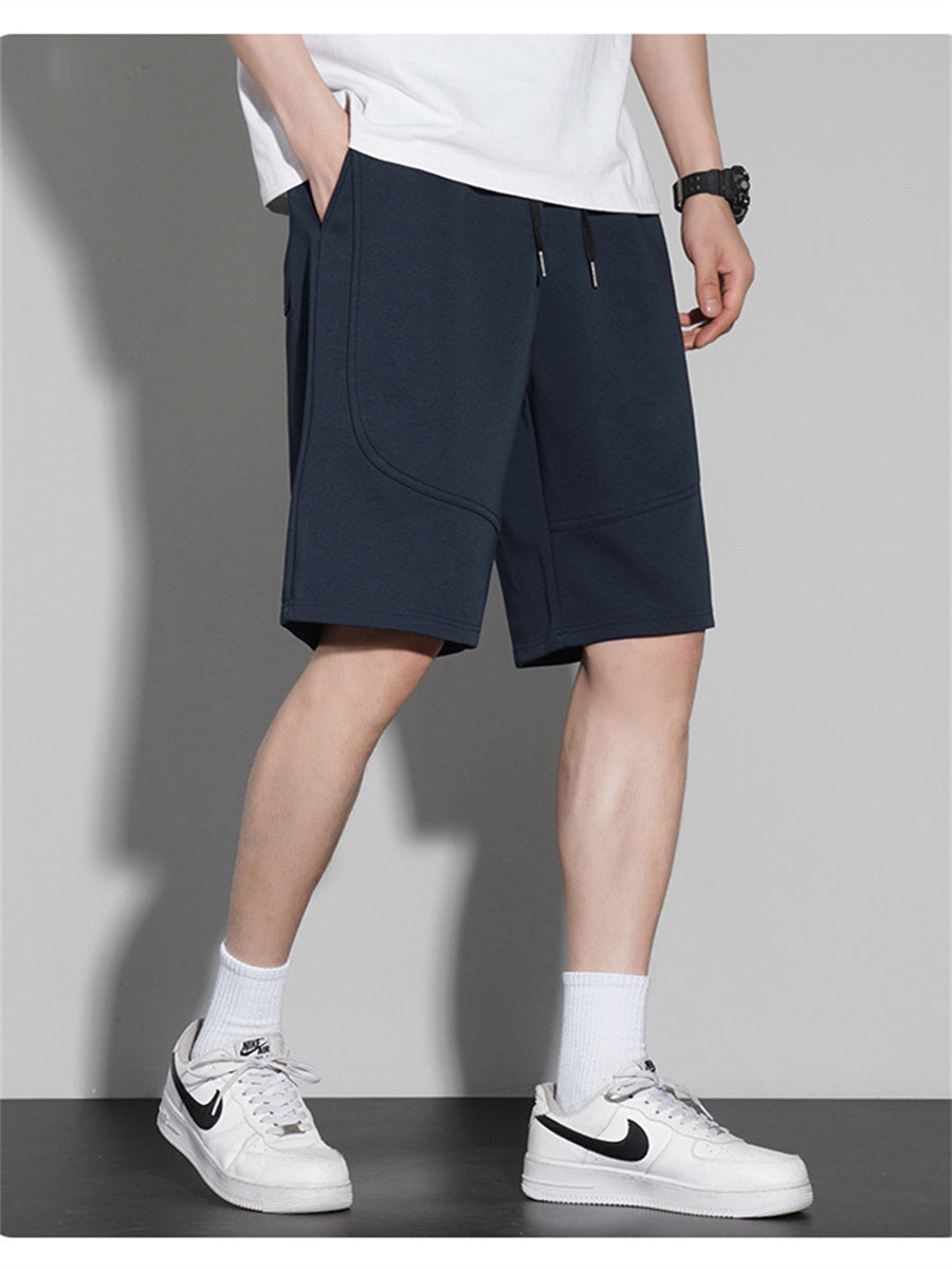 Liber Summer Men's Pocket decoration Letter Basic Shorts