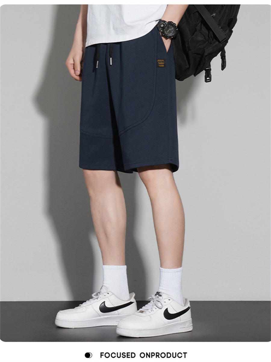 Liber Summer Men's Pocket decoration Letter Basic Shorts