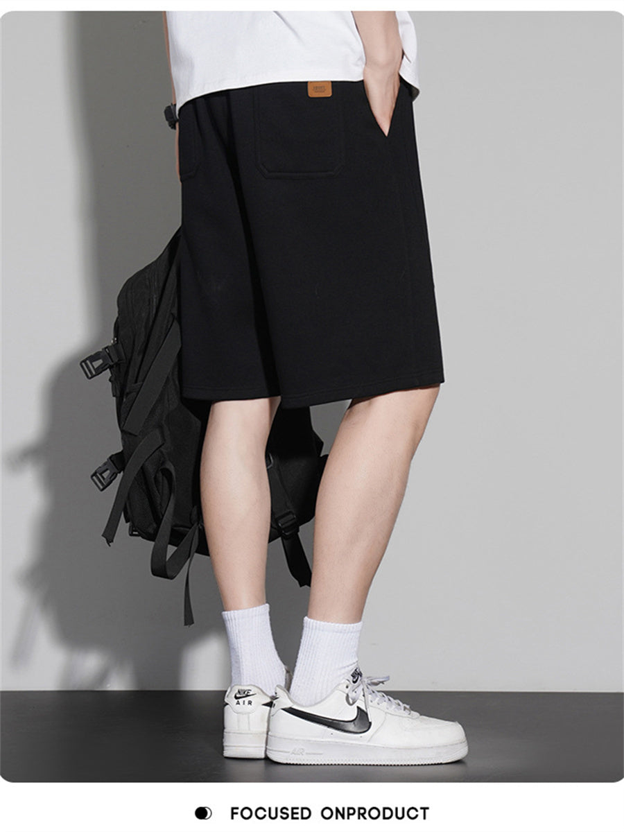 Liber Summer Men's Pocket decoration Letter Basic Shorts