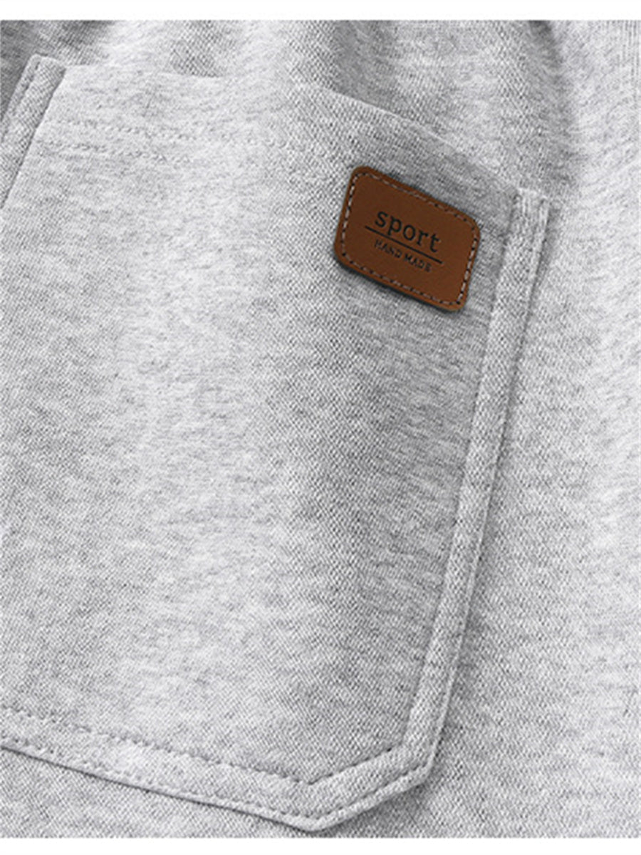 Liber Summer Men's Pocket decoration Letter Basic Shorts