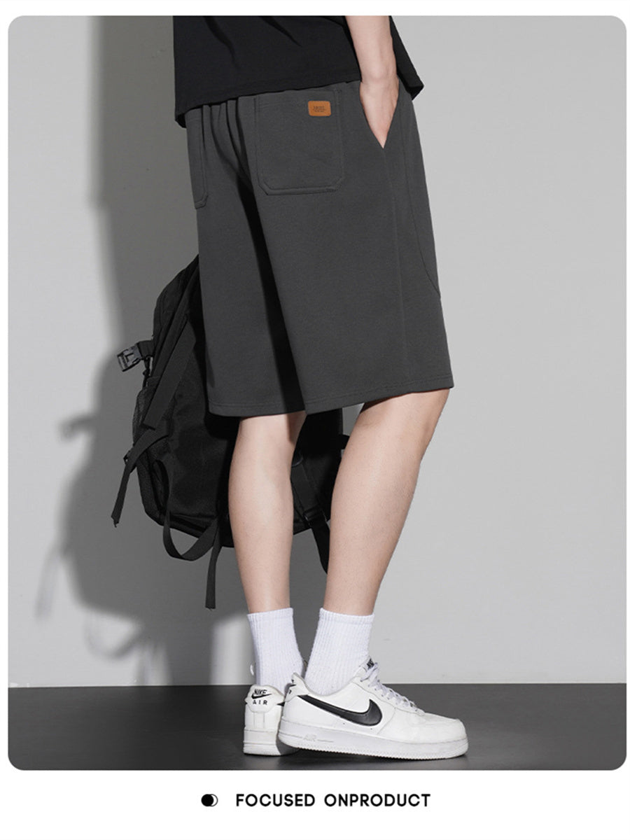 Liber Summer Men's Pocket decoration Letter Basic Shorts