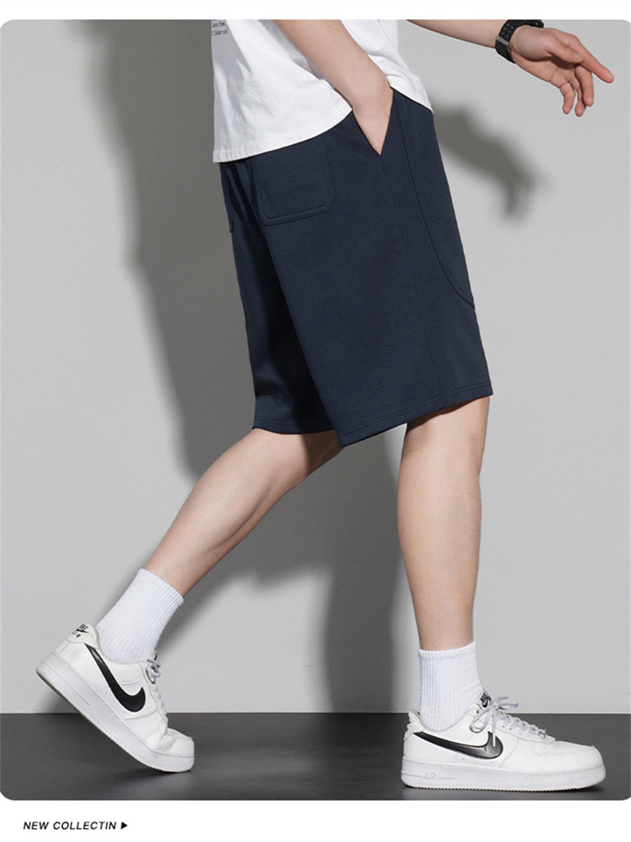 Liber Summer Men's Pocket decoration Letter Basic Shorts