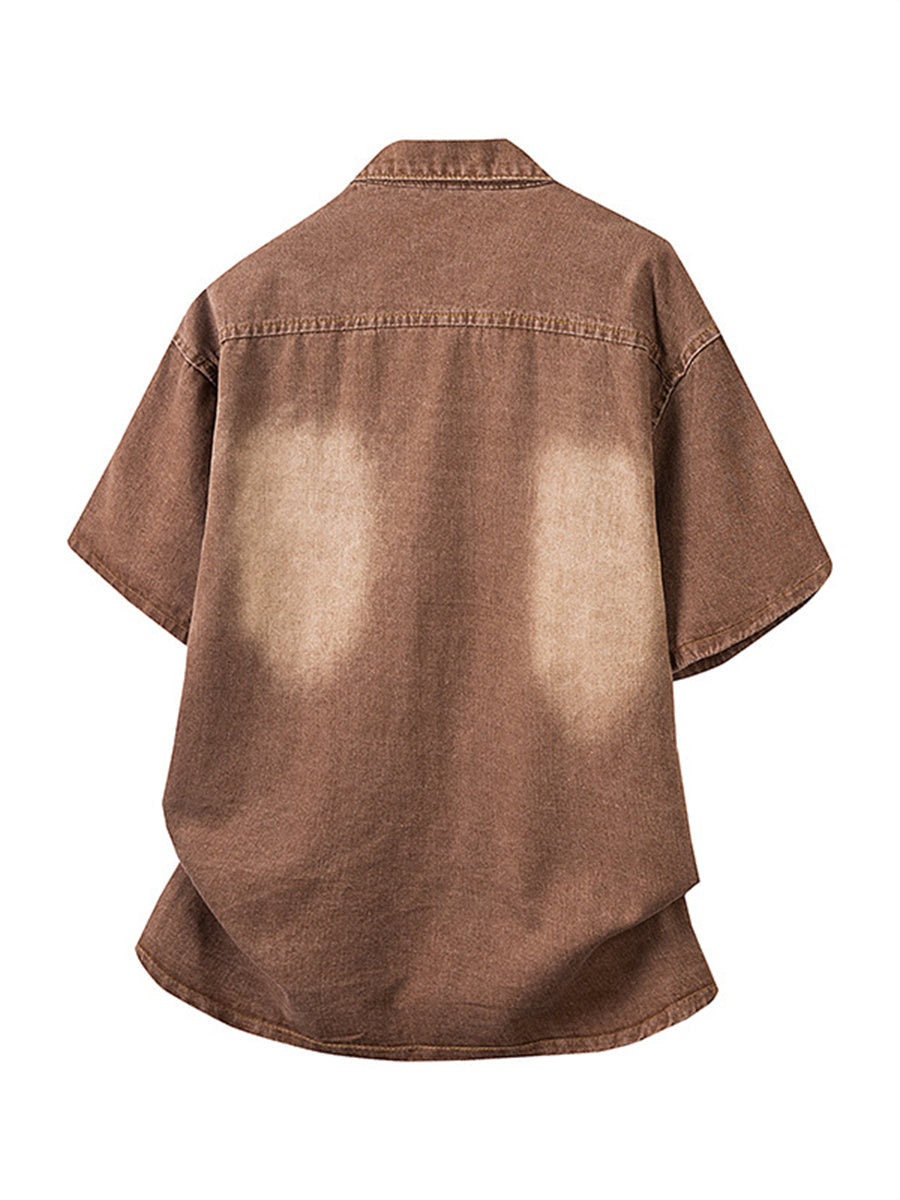 Liber Summer Men's Printed None Shirts