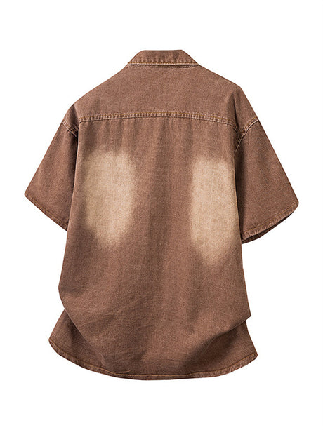 Liber Summer Men's Printed None Shirts
