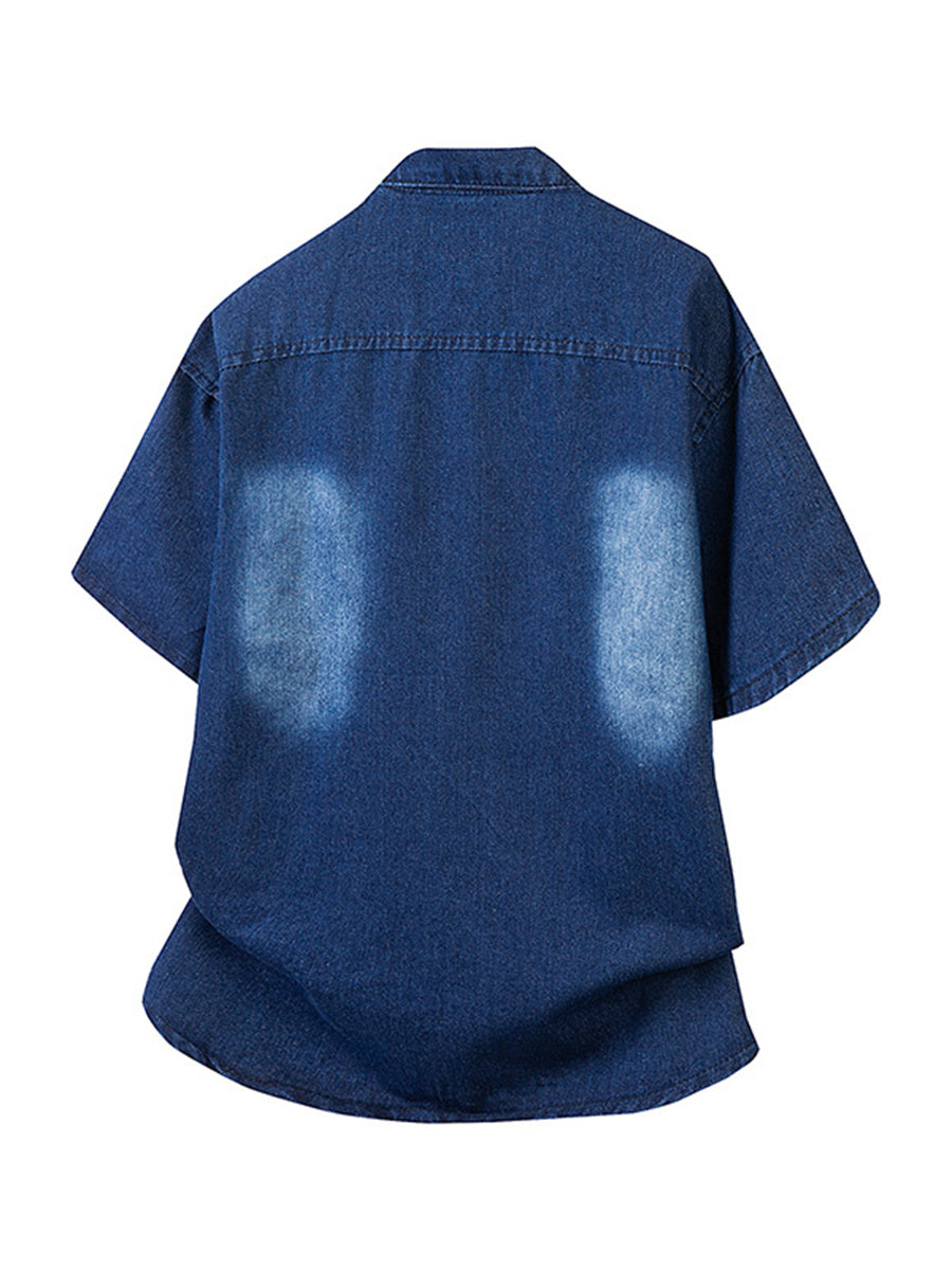 Liber Summer Men's Printed None Shirts
