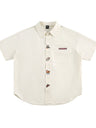Liber SS Men's Animal Embroidered Cover-up Shirt