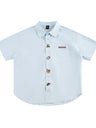 Liber SS Men's Animal Embroidered Cover-up Shirt