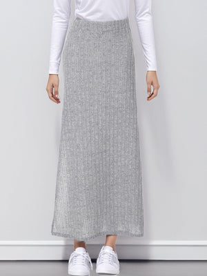 Liber Autumn Women's Solid Color Urban landscape Skirts