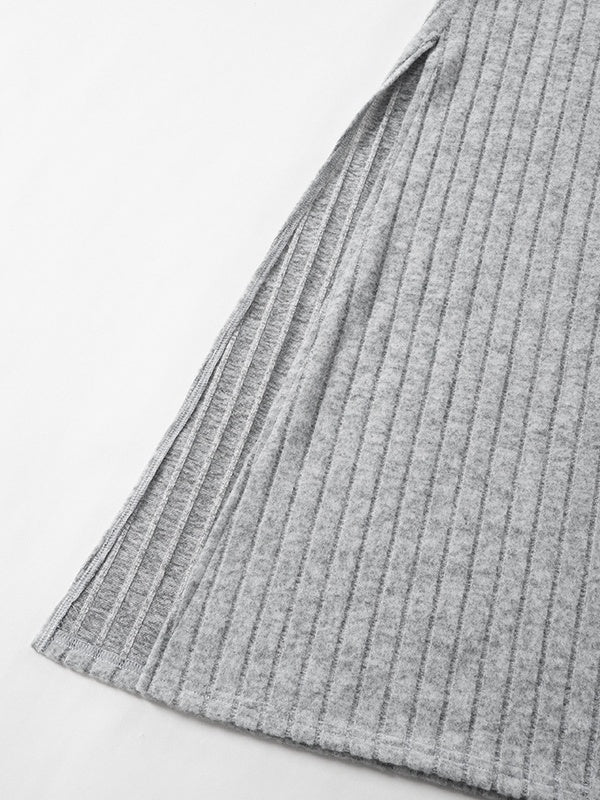 Liber Autumn Women's Solid Color Urban landscape Skirts