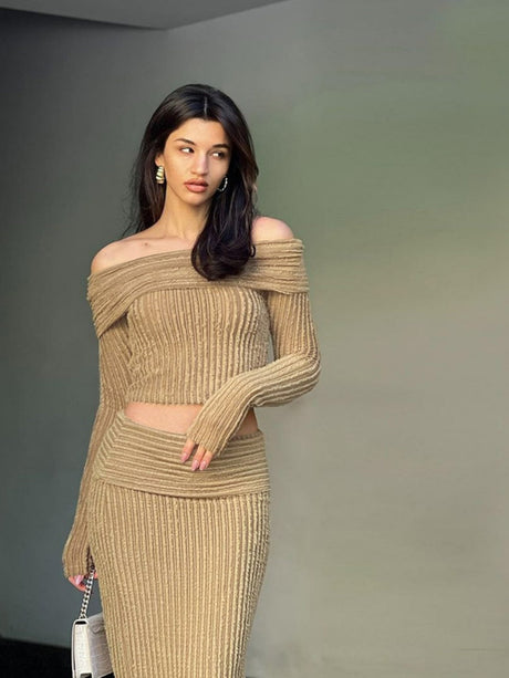 Liber Summer Women's Navel Solid Color 2-piece Sets