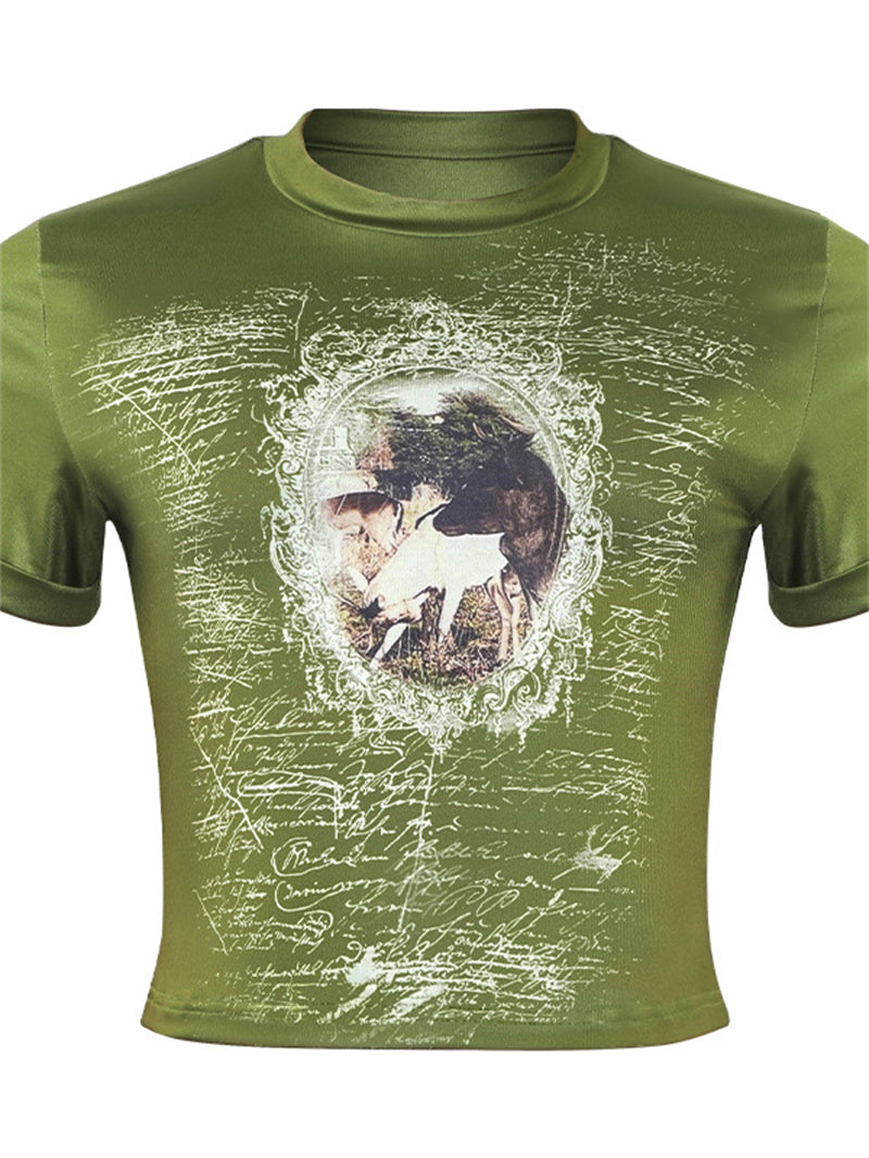 Liber Summer Women's Printed T-Shirt