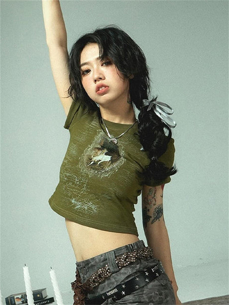 Liber Summer Women's Printed T-Shirt