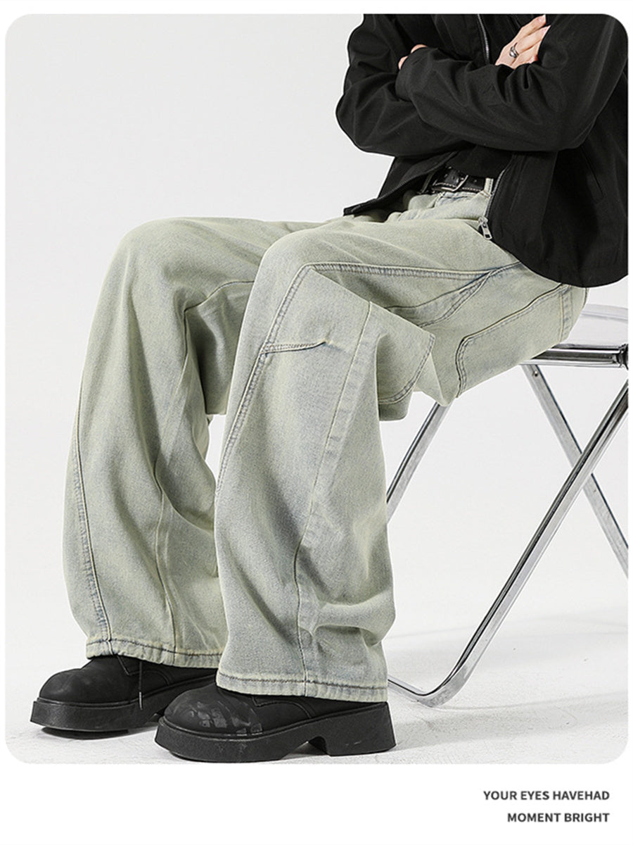 Liber SS Men's Scimitar Pants Paneled Trousers