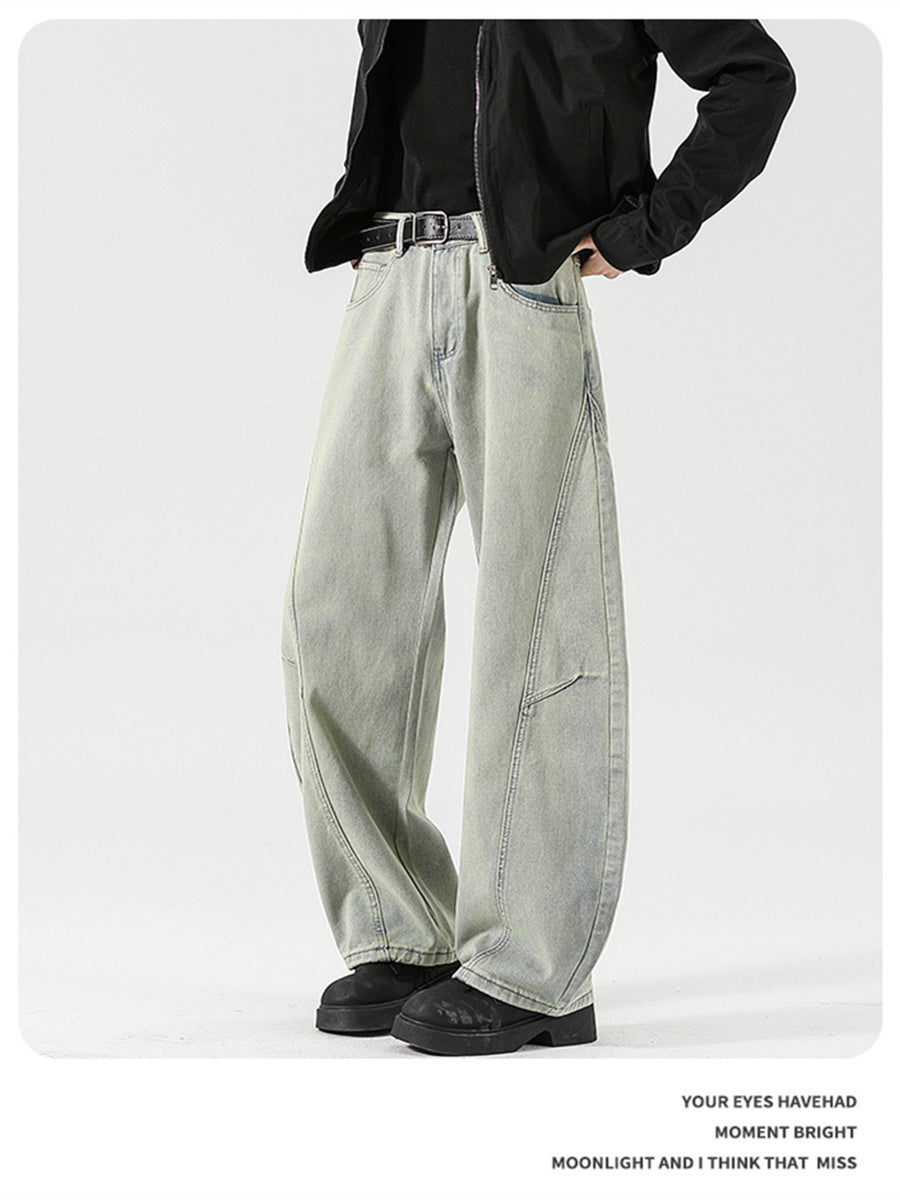 Liber SS Men's Scimitar Pants Paneled Trousers
