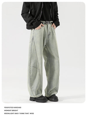 Liber SS Men's Scimitar Pants Paneled Trousers