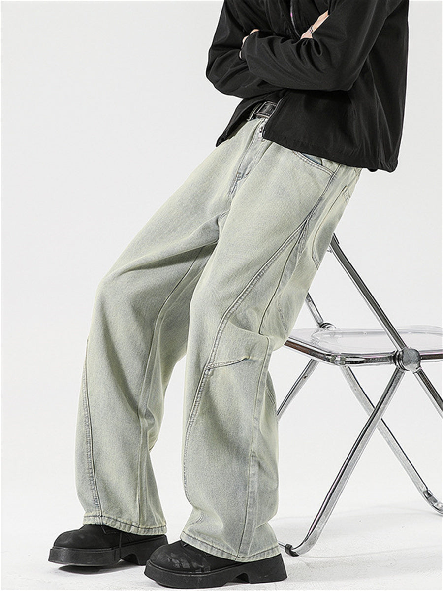 Liber SS Men's Scimitar Pants Paneled Trousers