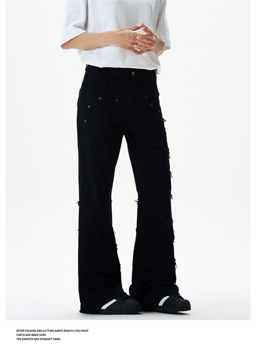 Liber Summer Men's Pocket decoration Casual Pants