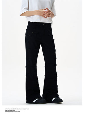 Liber Summer Men's Pocket decoration Casual Pants