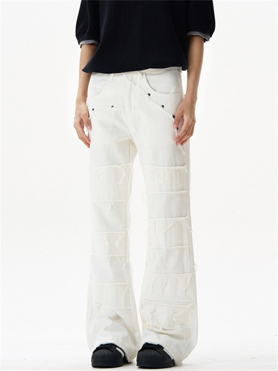 Liber Summer Men's Pocket decoration Casual Pants