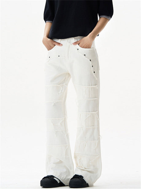 Liber Summer Men's Pocket decoration Casual Pants