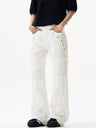 Liber Summer Men's Pocket decoration Casual Pants