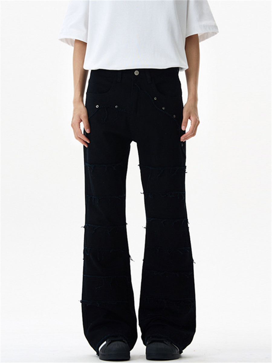 Liber Summer Men's Pocket decoration Casual Pants