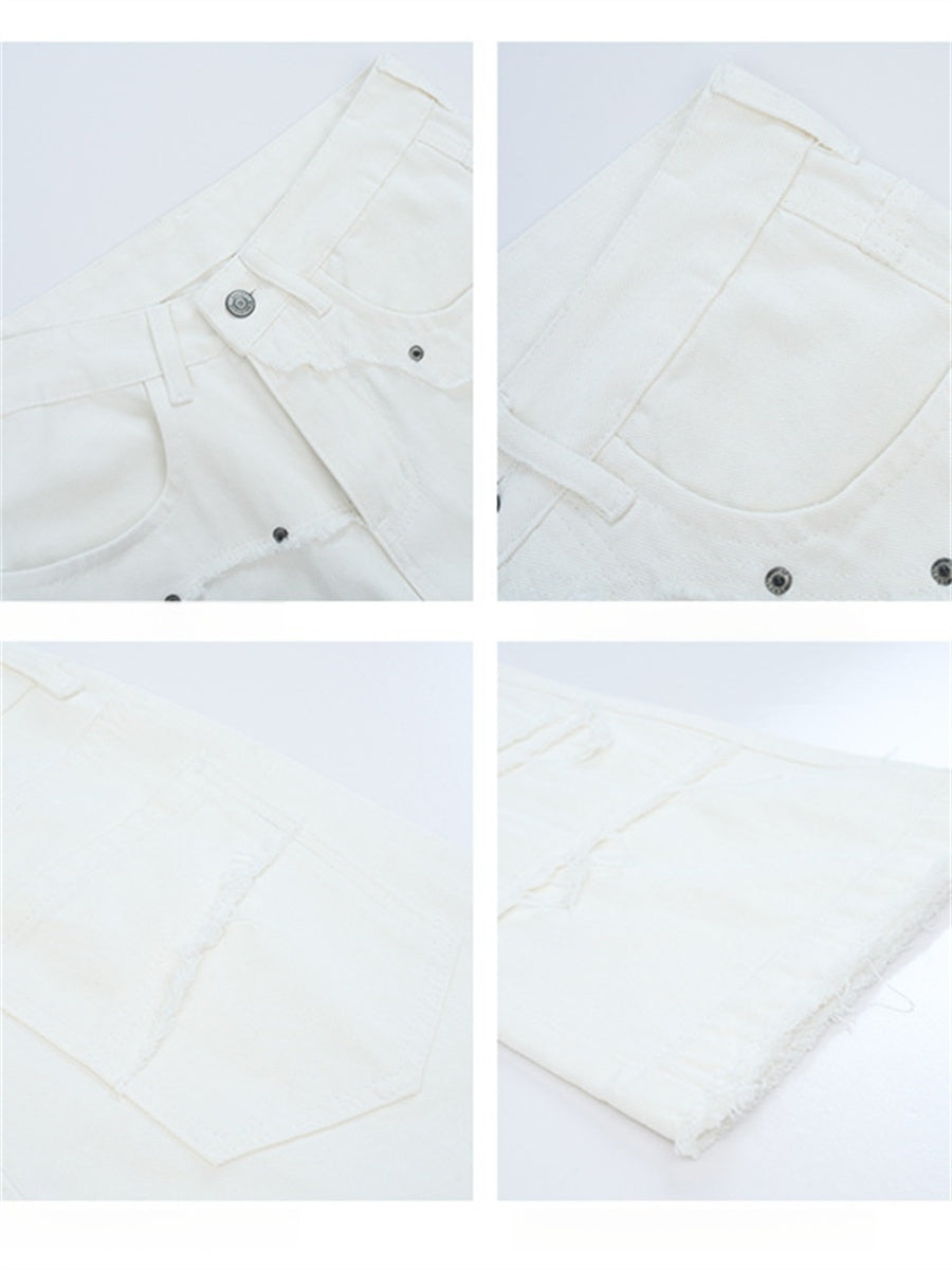 Liber Summer Men's Pocket decoration Casual Pants