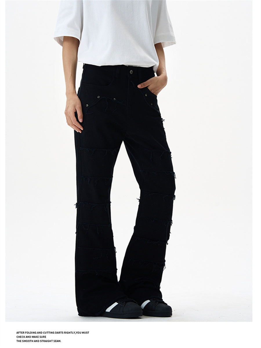 Liber Summer Men's Pocket decoration Casual Pants