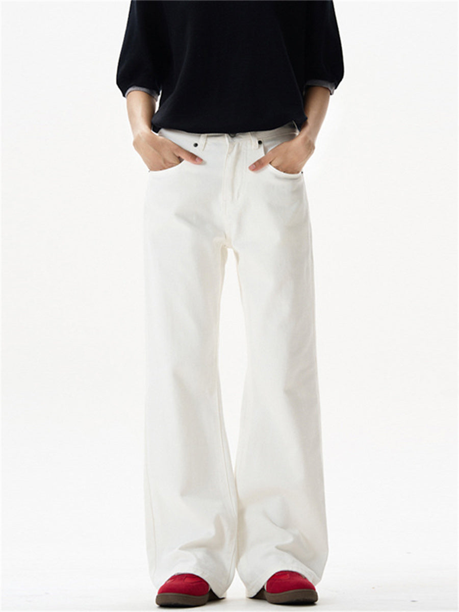 Liber Summer Men's Rivet Solid Color Pants