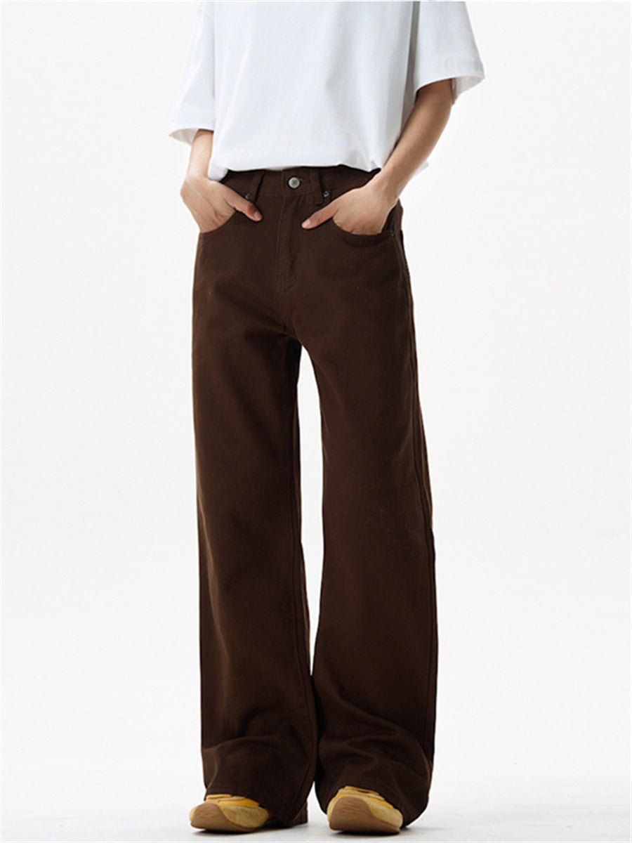 Liber Summer Men's Rivet Solid Color Pants