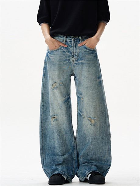 Liber Summer Men's Pocket decoration Jeans