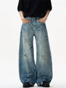 Liber Summer Men's Pocket decoration Jeans