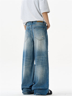 Liber Summer Men's Pocket decoration Jeans