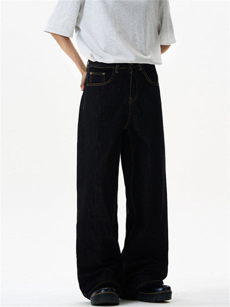 Liber Summer Men's Pocket decoration Jeans