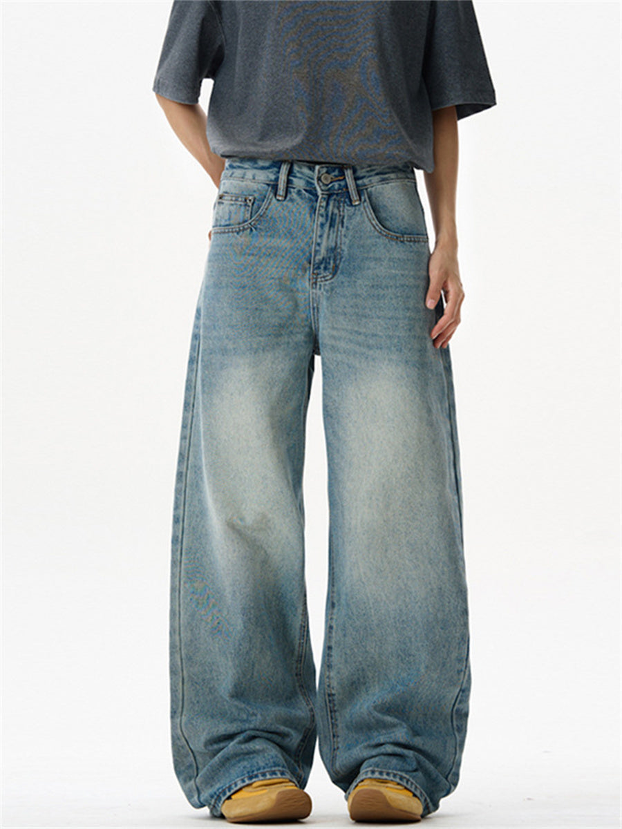 Liber Summer Men's Pocket decoration Jeans