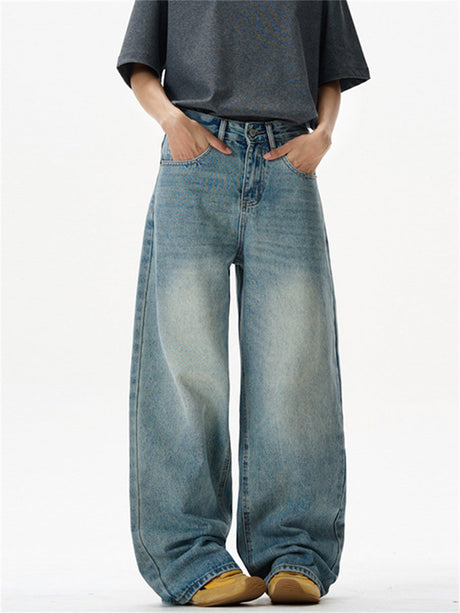 Liber Summer Men's Pocket decoration Jeans