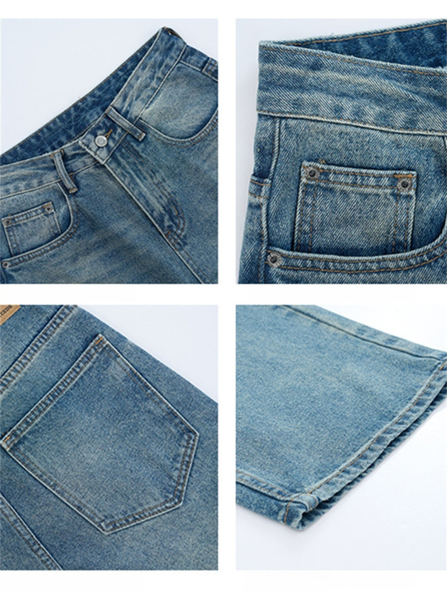 Liber Summer Men's Pocket decoration Casual Pants