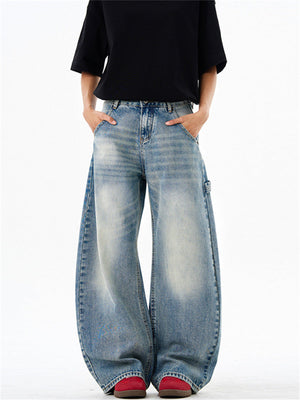 Liber Summer Men's Pocket decoration Jeans