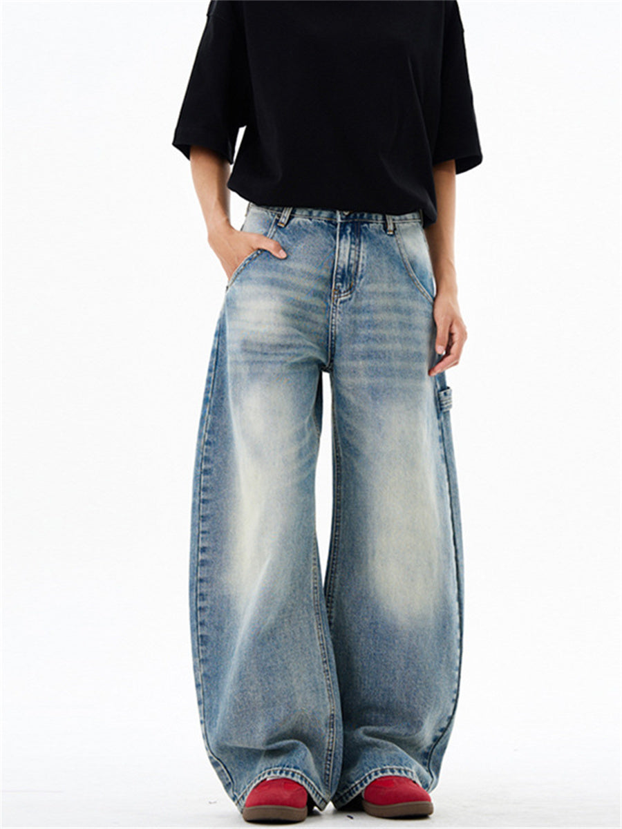 Liber Summer Men's Pocket decoration Jeans