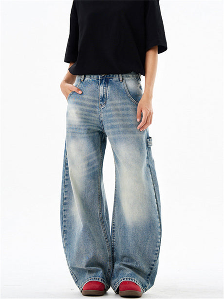 Liber Summer Men's Pocket decoration Jeans